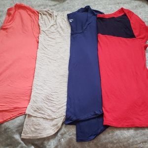 Lot of 4 womans plus MERONA XXL t shirts